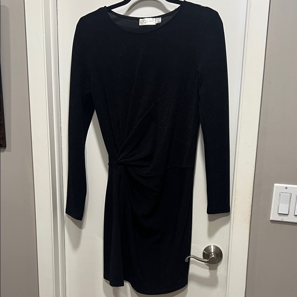 RD Style Black Long Sleeve Dress